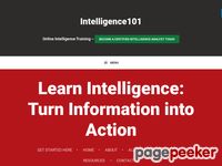 Intelligence101 - Intelligence Analysis Training Online