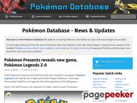 Pokémon Database -- the fastest way to get your Pokémon information